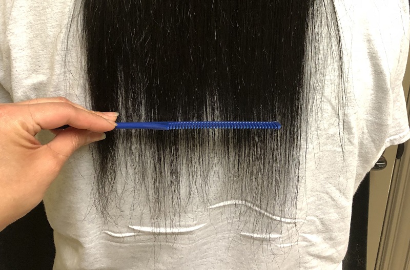 split ends in hair